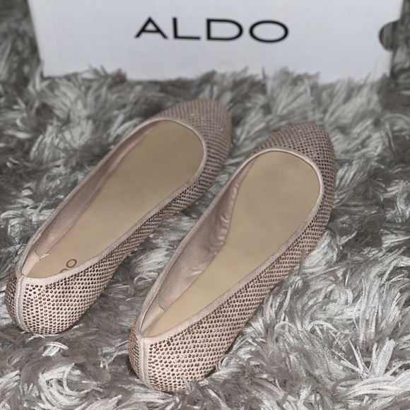 Aldo Pink Jeweled Flats - Picture 3 of 4